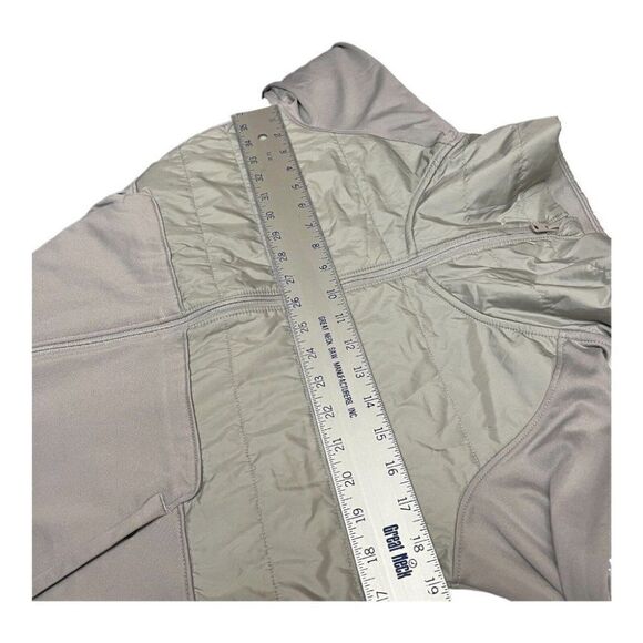 COLUMBIA Women's S Oak Park Hybrid Quilted Jacket Full Zip Grey XK0756-027 - Picture 4 of 11